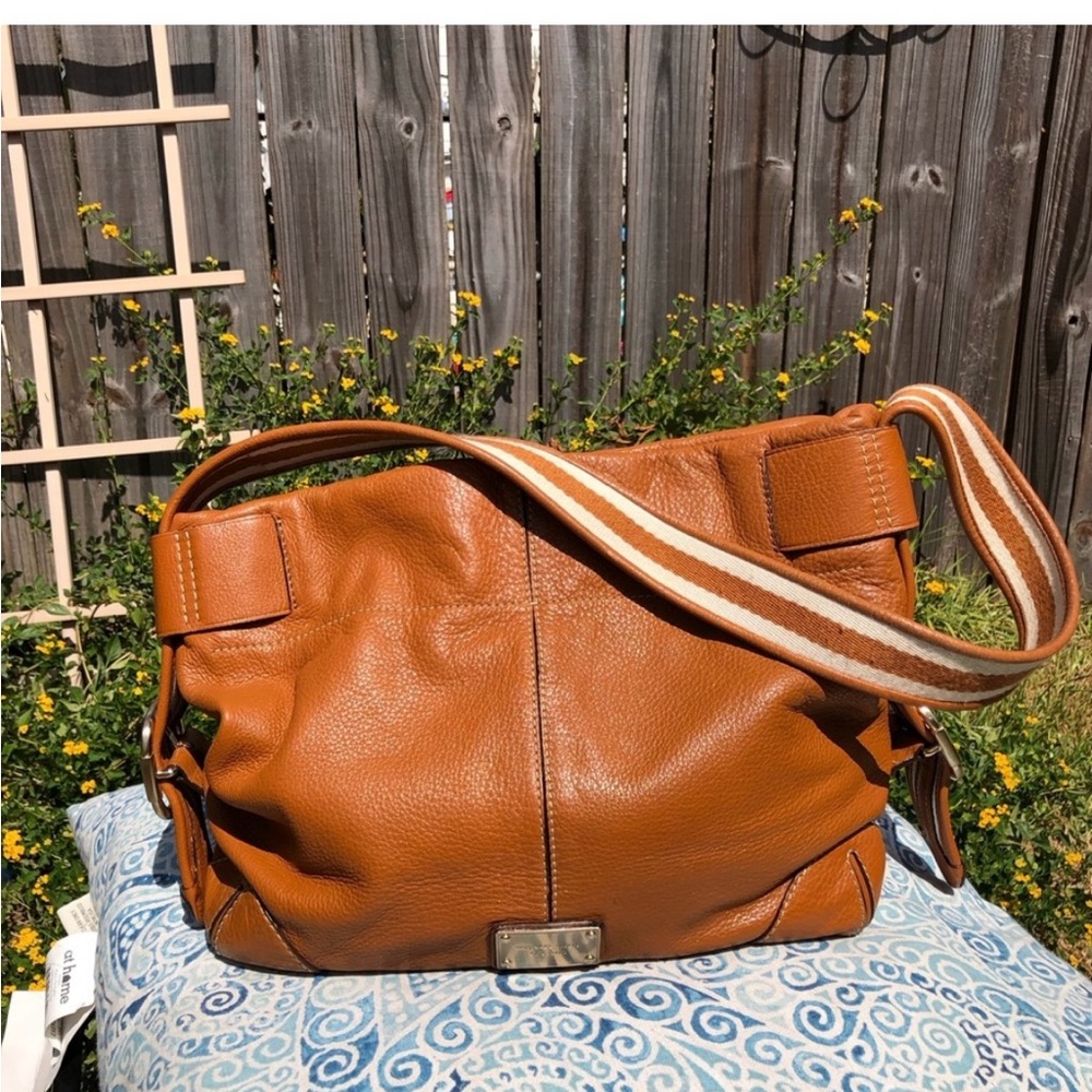 Michael Kors Leather Cognac Tan Purse